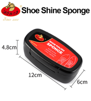 Kit d'entretien des chaussures à brillance instantanée efficace avec éponge rapide pour polir les chaussures en cuir, application rapide et facile du nettoyant pour chaussures