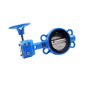 Su için UPVC Gövdeli Endüstriyel Wafer Lug Tasarımlı PN10/PN16 Manuel Kollu Kelebek Vana - Product Image 4