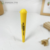 Tube de stockage conique en plastique de 120 mm avec logo personnalisé, résistant aux enfants, hermétique, pour fumer