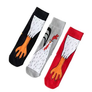 Calcetines Largos con Estampado Animal para Mujer y Hombre, Otoño Invierno, Novedad, Divertidos, Creativos, con Diseño <span class=keywords><strong>de</strong></span> Patas <span class=keywords><strong>de</strong></span> <span class=keywords><strong>Pollo</strong></span> - Product Image 5