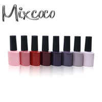 Vernis à ongles UV de haute qualité 7,5 ml, flacons en verre colorés OEM avec logo privé, marque propre