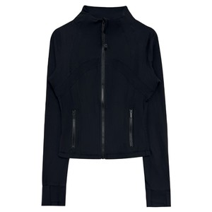 Veste de sport <span class=keywords><strong>Lulu</strong></span> respirante pour femme, coupe ajustée, manches longues, idéale pour le yoga - Product Image 5