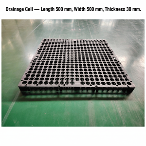 Tapis de drainage en géotextile alvéolé à emboîtement pour installation sous le gazon synthétique <span class=keywords><strong>sur</strong></span> les terrains de sport et les crèches - Product Image 6