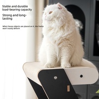 Winners-JJM Griffoir pour chat, Nid pour chat, Structure d'escalade, Double niveau, Vertical, Grand, en Carton ondulé haute densité, Minimaliste