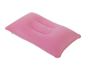 Ultralight Portable Inflatable Pillow Small Squared PVC Fabric Air Pillow for Camping & Travelling