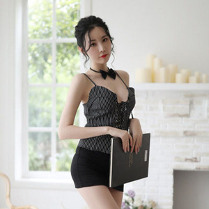 Femme bureau Lingerie 2022 Design de mode élastique Force Pack hanche <span class=keywords><strong>jupe</strong></span> Sexy secrétaire tenue <span class=keywords><strong>en</strong></span> gros femme bureau Lingerie - Product Image 5