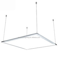 Vente chaude Hôtel Bureau Maison Commercial Carré 60x60 Led Panneau Lumineux Suspendu Carré Ultra Mince Led Pendentif Monté Panneau Lumineux