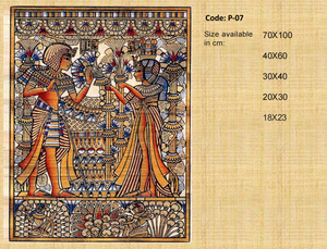 Papier de papyrus égyptien naturel, décoration artistique traditionnelle pour cérémonie de mariage, ornement d'intérieur, marque Yadawee - Product Image 5