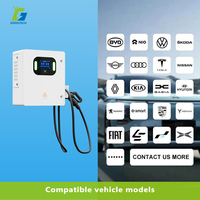 Chargeur de voiture électrique à usage public Greentech OEM 30kW 40kW, stations de charge rapide Ultra DC EV, APAC M&C