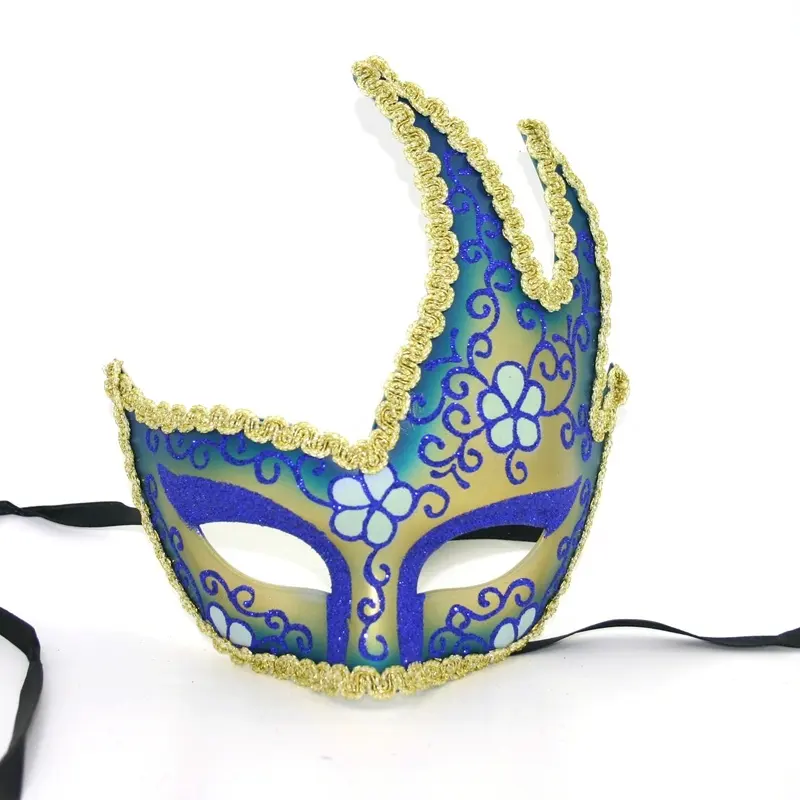 Fancy Dress Handmade Long Lanh Ren Swan Hình Carnival Masquerade Mặt Nạ Venetian Cho Mặt Nạ Bóng Tiệc