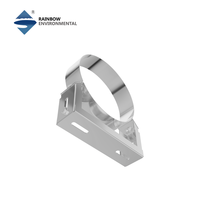 Support mural réglable en acier inoxydable pour tuyau de cheminée 60mm-400mm, support mural extensible pour tuyau de cheminée de poêle à bois