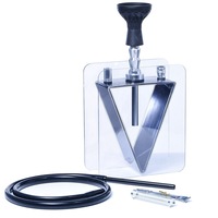 Qianxun 2025 gros créatif Unique Portable acrylique narguilés forme Triangle Shisha narguilé narguilé avec tuyau en Silicone