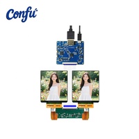 Écran CONFU MIPI double 3,8 pouces 4K HDR AMOLED pour VR/AR, HMD, soins oculaires médicaux et simulation de vol