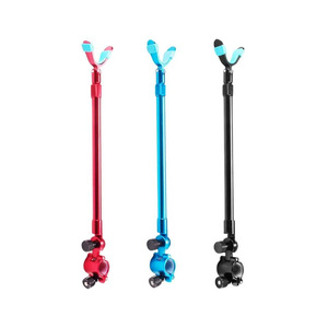 ที่วางคันเบ็ดอลูมิเนียมอัลลอยด์แบบแขวนด้านหลัง พับได้ ปรับได้หลายทิศทาง สีน้ำเงิน สีแดง สีดำ ใช้ได้กับทุกประเภท - Product Image 1