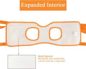 Kingtale-Arnés de elevación Oxford aprobado por veterinarios para perros, lesiones en las articulaciones de la cadera, patrón sólido, cabestrillo, pierna trasera, arnés para perros sostenible - Product Image 5