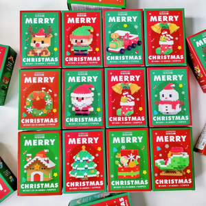 Santa Claus <b>Model</b> Toy <b>Building</b> Sets Christmas Festival Compatible with Other Brands Holiday Gifts - Product Image 4