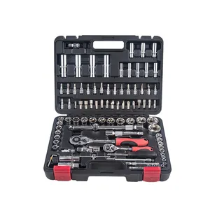 94 יחידות Socket Wrench Set 1/2 ''תיבת כונן סט כלי יד כלי לתיקון אוטומטי ברגים שקע 94 יחידות