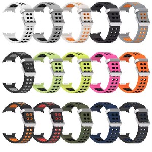<span class=keywords><strong>Correa</strong></span> de Silicona de Doble Color para Samsung Galaxy <span class=keywords><strong>Watch</strong></span> 8 Classic 46mm 8 40mm 44mm, Venta al por Mayor - Product Image 5