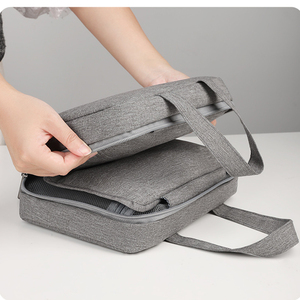 Bolsa <span class=keywords><strong>de</strong></span> Maquillaje con Separación para Artículos Secos y Húmedos, Bolsa <span class=keywords><strong>de</strong></span> Cosméticos <span class=keywords><strong>de</strong></span> <span class=keywords><strong>Viaje</strong></span> Plegable en 4 Partes, Organizador <span class=keywords><strong>de</strong></span> Cosméticos <span class=keywords><strong>de</strong></span> <span class=keywords><strong>Viaje</strong></span> Colgante para Kit Completo - Product Image 4