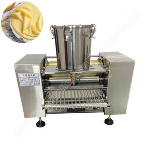 <b>Crepe</b> Cake <b>Machine</b> Automatic Fully Automatic Chapati Roti Presser Cake Skin <b>Machine</b> - Product Image 4