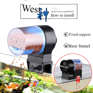 Pequeño <span class=keywords><strong>Koi</strong></span> Goldfish Acuario Alimentador Temporización automática Tanque de peces Energía eléctrica Sala de estar Caja de material de vidrio de metal inteligente - Product Image 3