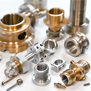 Kunden spezifische hochpräzise Aluminium-CNC-Bearbeitungs teile Bearbeitete Edelstahl-Aluminium-Metallkomponenten-CNC-Bearbeitungs dienste - Product Image 5