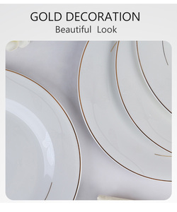 Plaques de chargeur de 10 "opale blanche, nouveau Design avec garniture à motifs en or, pour <span class=keywords><strong>lunettes</strong></span>, - Product Image 5