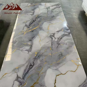 Wayon Produttore all'Ingrosso di Pannelli Murali Decorativi per Interni, Lastre <span class=keywords><strong>in</strong></span> PVC Effetto <span class=keywords><strong>Marmo</strong></span>, Pannelli Decorativi UV 1220*2440mm - Product Image 2