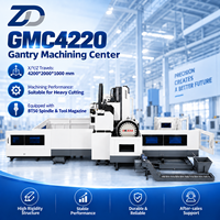 Centre d'usinage CNC à portique robuste 4220, course de 2000 mm, haute rigidité, lit en fonte HT300, 4ème et 5ème axes et tête angulaire en option