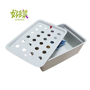 HAODUOCAI Indoor Hydroponics System Grower <b>Kit</b> DWC <b>DIY</b> Watering Plant Cloner Polypropylene 41x26x14cm - Product Image 4
