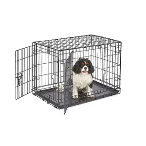 Wholesale Luxury Portable Durable Waterproof Stainless Steel Wire Pet Dog Cat Rabbit Cages Cheap Easy To Clean Assembly