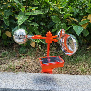 Năng lượng mặt trời Powered giọng nói chim răn đe thiết bị với 3 miếng 360 độ rộng phạm vi phản chiếu xoay lăng kính ly - Product Image 3