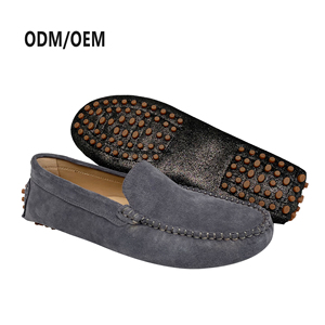 <span class=keywords><strong>Luxe</strong></span> unisexe Penny <span class=keywords><strong>mocassin</strong></span> chaussures chaussures habillées et Oxfords imperméable en cuir véritable dernier mocassins <span class=keywords><strong>daim</strong></span> bateau chaussures pour hommes - Product Image 1