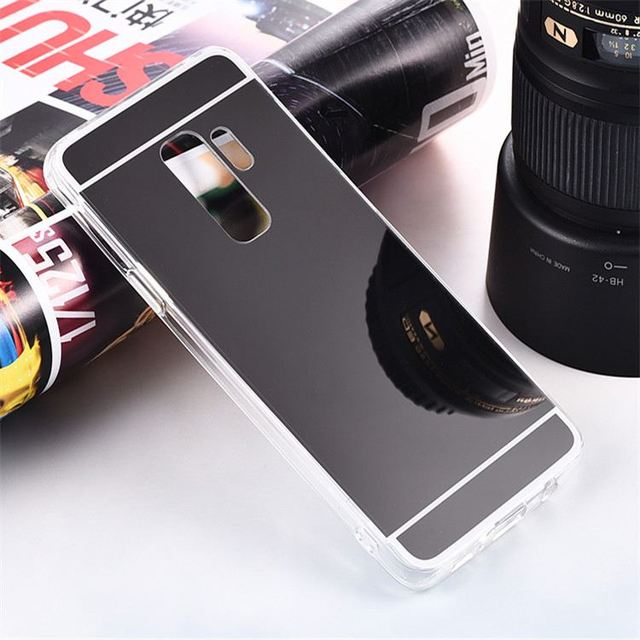 Hot Selling Electroplate Stainless Steel Foldable Mirror Case Phone Cover with Full Body Protection for Redmi 5 Plus