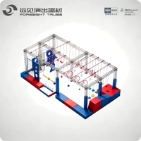 Barres de singe pour cour arrière en aluminium léger American Ninja Warrior - Certifié CE, durable, montage facile, démontable, garantie de 2 ans
