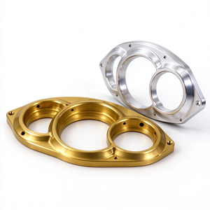 Marco de Montaje de Precisión de 5 Ejes CNC para Calibrador de Triple Orificio Redondo de Latón, Bisel Personalizado para Instrumentos de Bicicleta de Carreras - Product Image 4