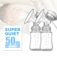 Venta Directa de Fábrica, Doble Aspirador Eléctrico para Componentes de Silicona, Capacidad de 150 ml + 150 ml, Libre de Látex, Doble Succión, Carga USB