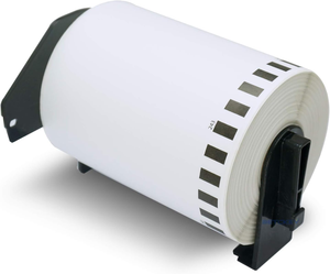 Etiquetas Térmicas Directas Compatibles con <span class=keywords><strong>Brother</strong></span> DK-2243, 102 mm x 30,48 m, Blanco y Negro, Autoadhesivas, para Impresora de Etiquetas de Dirección - Product Image 3