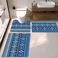Lot de 3 tapis en mousse PVC anti-fatigue, antidérapants, imperméables et résistants à l'huile, avec découpe en U pour toilettes – Vente en gros, Offre Spéciale