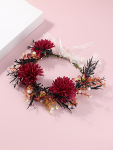 <span class=keywords><strong>Couronne</strong></span> <span class=keywords><strong>de</strong></span> <span class=keywords><strong>fleurs</strong></span> <span class=keywords><strong>de</strong></span> cadre <span class=keywords><strong>de</strong></span> <span class=keywords><strong>couronne</strong></span> <span class=keywords><strong>de</strong></span> <span class=keywords><strong>fil</strong></span> fait à la main pour les accessoires <span class=keywords><strong>de</strong></span> cheveux <span class=keywords><strong>de</strong></span> mariée rouge d'enfants - Product Image 4