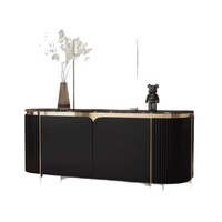 Meuble d'entrée en chêne italien, commode simple et moderne, meuble à chaussures, buffet français, meuble TV en bois de luxe léger, table basse