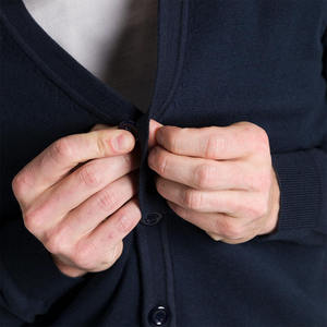 Suéter Cárdigan Clásico Informal para Hombre, Cárdigan de Punto de Manga Larga, Colores, Tallas y Opciones de Logotipo Personalizables - Product Image 6