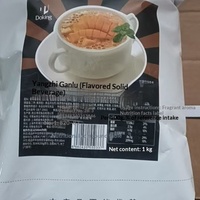 Poudre OEM Dunhuang Yang Zhi Ganlu 1kg, Poudre de jus de mangue et de noix de coco, Poudre de thé au lait instantané, Matière première pour salons de thé, Grossiste