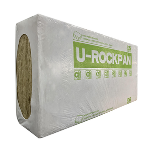 แผ่นฉนวนกันความร้อนร็อควูลกันไฟได้มาตรฐาน ULC S102 รุ่น R5.25 ความหนา 1.25 นิ้ว ความหนาแน่นสูง สำหรับวัสดุก่อสร้างผนังภายนอก - Product Image 5