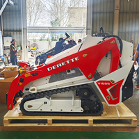 Steuerinklusive Sonderpreis Kostenloser Versand für Tracked Small Loaders V1000 Mini-Kompaktlader Baumaschinen