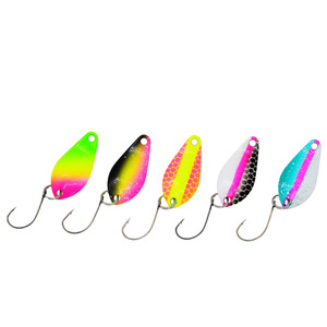 Newbility Esca Artificiale Spoon da Pesca per <span class=keywords><strong>Trota</strong></span> di Alta Qualità, 2,5 cm 2 g, 5 Pezzi per Confezione - Product Image 4