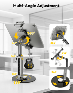 Support de bureau <span class=keywords><strong>l</strong></span>éger en aluminium pour <span class=keywords><strong>iPad</strong></span> <span class=keywords><strong>Pro</strong></span> 13 pouces, robuste, 1,9 lb, pour commande en gros - Product Image 4
