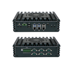 Mini ordinateur industriel Core 11th Gen Triple 2.5G LAN M.2 Slots 6COM RS485 DDR4 Ports 16 broches GPIO Phoenix HD DP Industrial Pc - Product Image 1