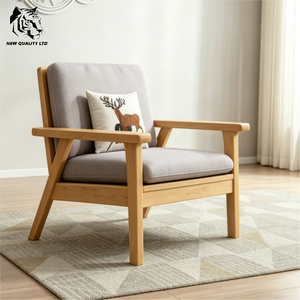 Suministro directo de fábrica, el más barato, personalizable, en stock, dropshipping, sofá de hotel, nuevo diseño, muebles de sala de estar, sofá de madera para sala de estar - Product Image 1