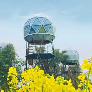 Deepblue Smarthouse, Casa Prefabricada Tipo Domo Pequeño, Kits de Casas Prefabricadas con Estructura de Acero Ligero, Casas de Vacaciones para Complejos Turísticos - Product Image 1